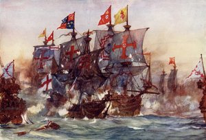 Hævnens sidste kamp ud for Flores på Azorerne, 1591
