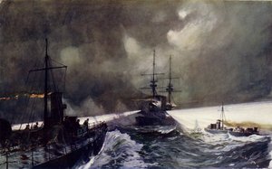 Torpedobåde i aktion ved flådemanøvrerne