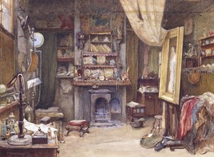 Kunstnerens atelier, 1885