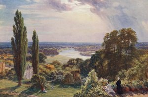 Themsen fra Richmond Hill (farvelitografi)