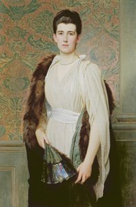 Portræt af en kvinde af Charles Edward Perugini