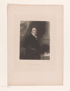 Portret af Alexander Baring Lord Ashburton (titel på objekt) af Charles Edward Wagstaff