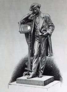 Hector Berlioz, efter statuen af Alfred Lenoir på Square Vintimille, Paris, 1886