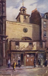 Church of St Ethelburga, Bishopsgate Street, London af Charles Edwin Flower