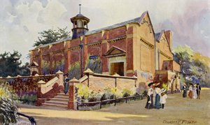 London Zoo: Ape House (farve litho)