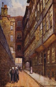 Middle Temple Lane, London af Charles Edwin Flower