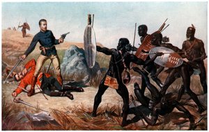 Hændelse i slaget ved Isandlwana, Anglo-Zulu-krigen, 22. januar 1879