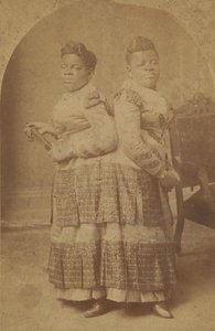 Albummprint af Millie og Christine McCoy, 1880