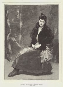Billeder på Paris Salon, Portrait de Ma Fille af Charles Emile Auguste Carolus Duran