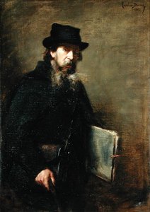 Den gamle litograf, 1903 af Charles Emile Auguste Carolus Duran