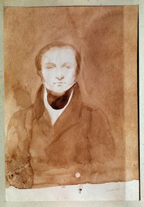 Portræt af Prosper Merimee (1803-1870) fransk forfatter. Tegning af Charles Emile Callande de Champmartin, omkring 1840-1850. Akvarel. Compiegne Slot