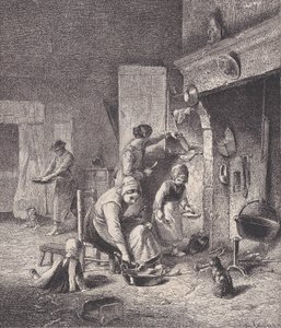 Velling, fra Le Magasin Pittoresque, ca. 1852. af Charles Emile Jacque
