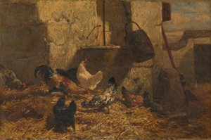 Høns af Charles Emile Jacque