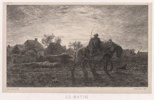 Morgen af Charles Emile Jacque