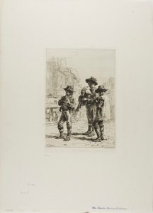 Pifferari af Charles Emile Jacque