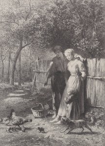 Forår, 1864. af Charles Emile Jacque