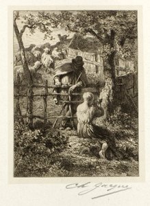 Sommer af Charles Emile Jacque