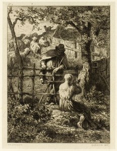 Sommer af Charles Emile Jacque