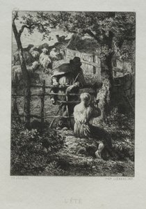 Sommerdag. af Charles Emile Jacque