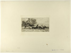 Team af okser af Charles Emile Jacque