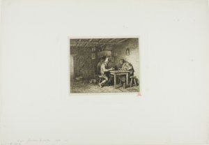 Kortspillerne af Charles Emile Jacque