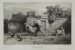 Udstyret. af Charles Emile Jacque