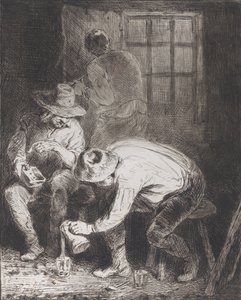 Det gode selskab, 1846. af Charles Emile Jacque