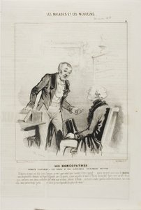 Homøopaterne: Første behandling (plade 4) af Charles Emile Jacque