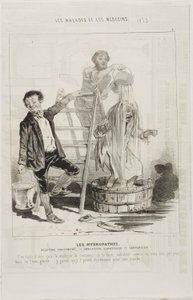 The Hydropaths: Second Treatment (plade 2) af Charles Emile Jacque