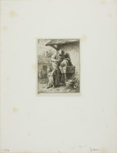 Knivsliberen af Charles Emile Jacque
