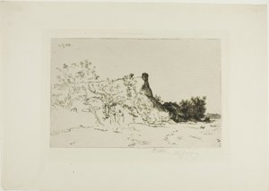 Det store stråtækte sommerhus, Kercassier af Charles Emile Jacque