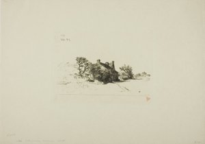 De små huse, Kercassier af Charles Emile Jacque