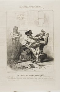 Den magnetiske børstemetode (plade 21) af Charles Emile Jacque