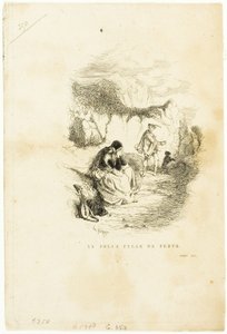 Den smukke pige fra Perth af Charles Emile Jacque