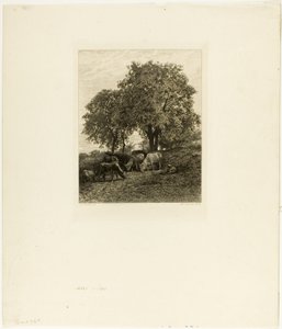 Resten af Charles Emile Jacque