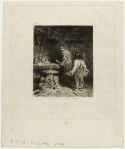 Den lille Smedje af Charles Emile Jacque