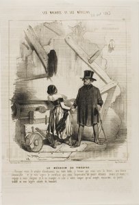Teaterdoktoren (plade 25) af Charles Emile Jacque