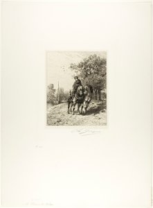 Trækstien af Charles Emile Jacque
