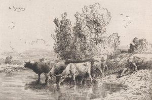 Truget, 1864. af Charles Emile Jacque