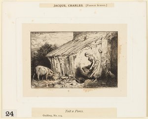 Grisetag af Charles Emile Jacque