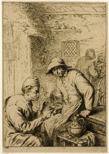 To rygere af Charles Emile Jacque
