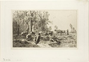 Vinter af Charles Emile Jacque