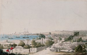 Udsigt over Carlisle Bay og Bridgetown, Barbados
