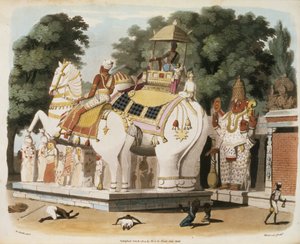 Indfødte hylder deres hersker, indgraveret af Thomas Medland (1755-1823) 1803