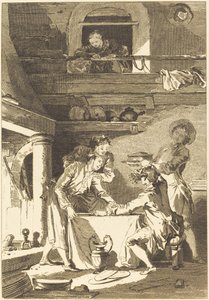 Ålepostej af Charles Emmanuel Patas after Jean Honoré Fragonard