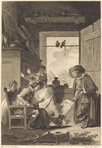 Belphegor af Charles Emmanuel Patas and Antoine Jean Duclos after Jean Honoré Fragonard