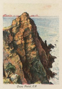 Sydafrika: Cape Point, CP (farvelitografi) af Charles Ernest Peers