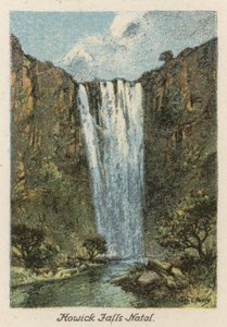 Sydafrika: Howick Falls, Natal (farvelitografi) af Charles Ernest Peers