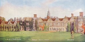 Knole House: South Front (farvelitografi) af Charles Essenhigh Corke