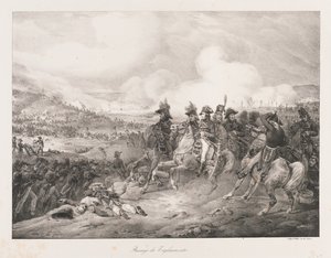 Krydser Iagliomento, begyndelsen af det 19. århundrede (litho) af Charles Etienne Pierre Motte